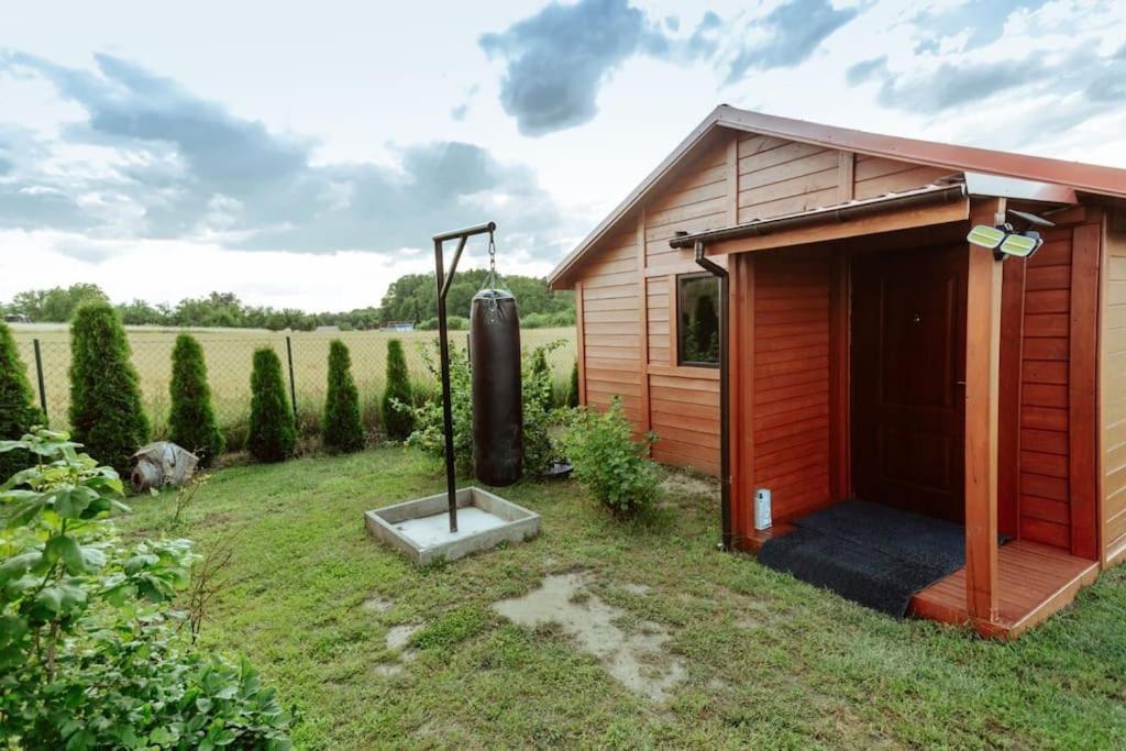 Domek Nad Jeziorem Moryn Exteriör bild