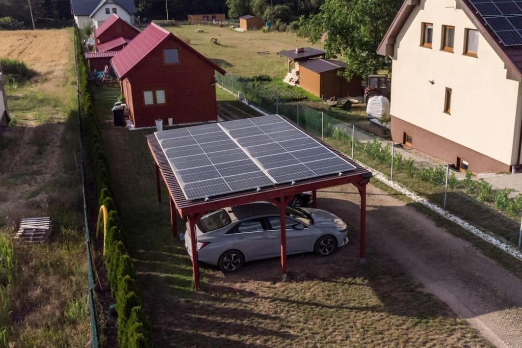Domek Nad Jeziorem Moryn Exteriör bild